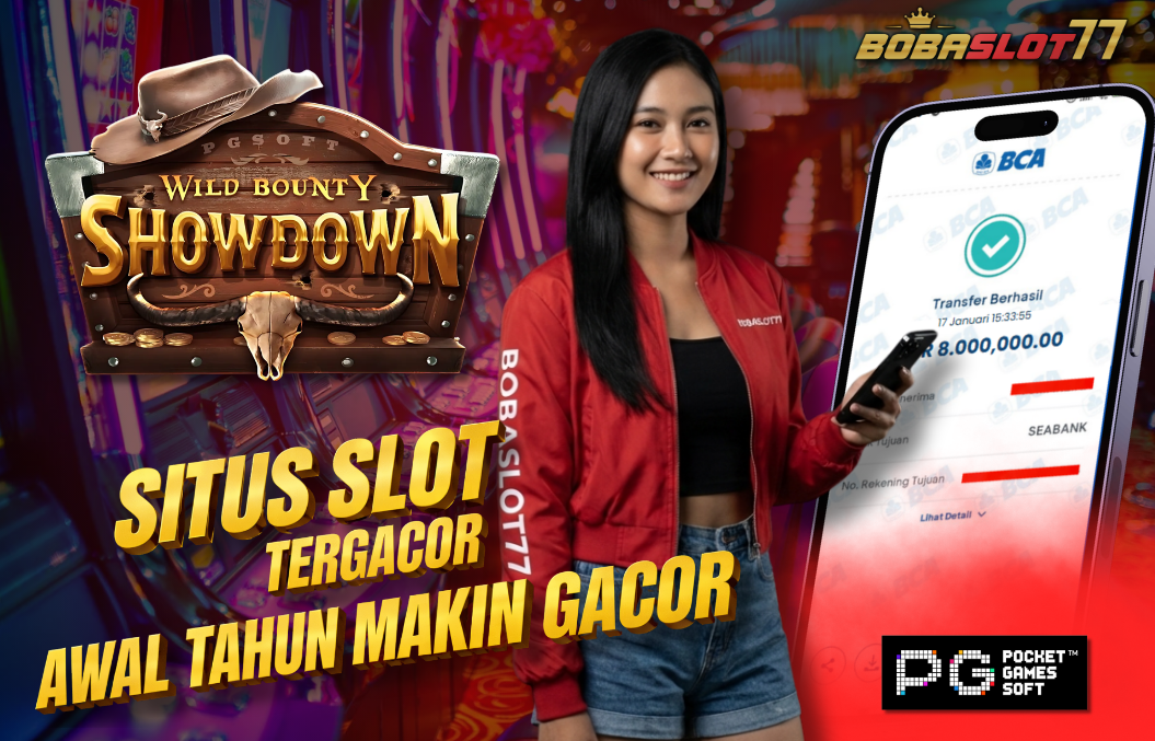 Selamat kepada user id : jsa*****dg Wede Rp 8.000.000 di Game WILD BOUNTY SHOWDOWN PG SOFT Cair Gk Sampe 1 Menit! Menang Mudah di Bobaslot77